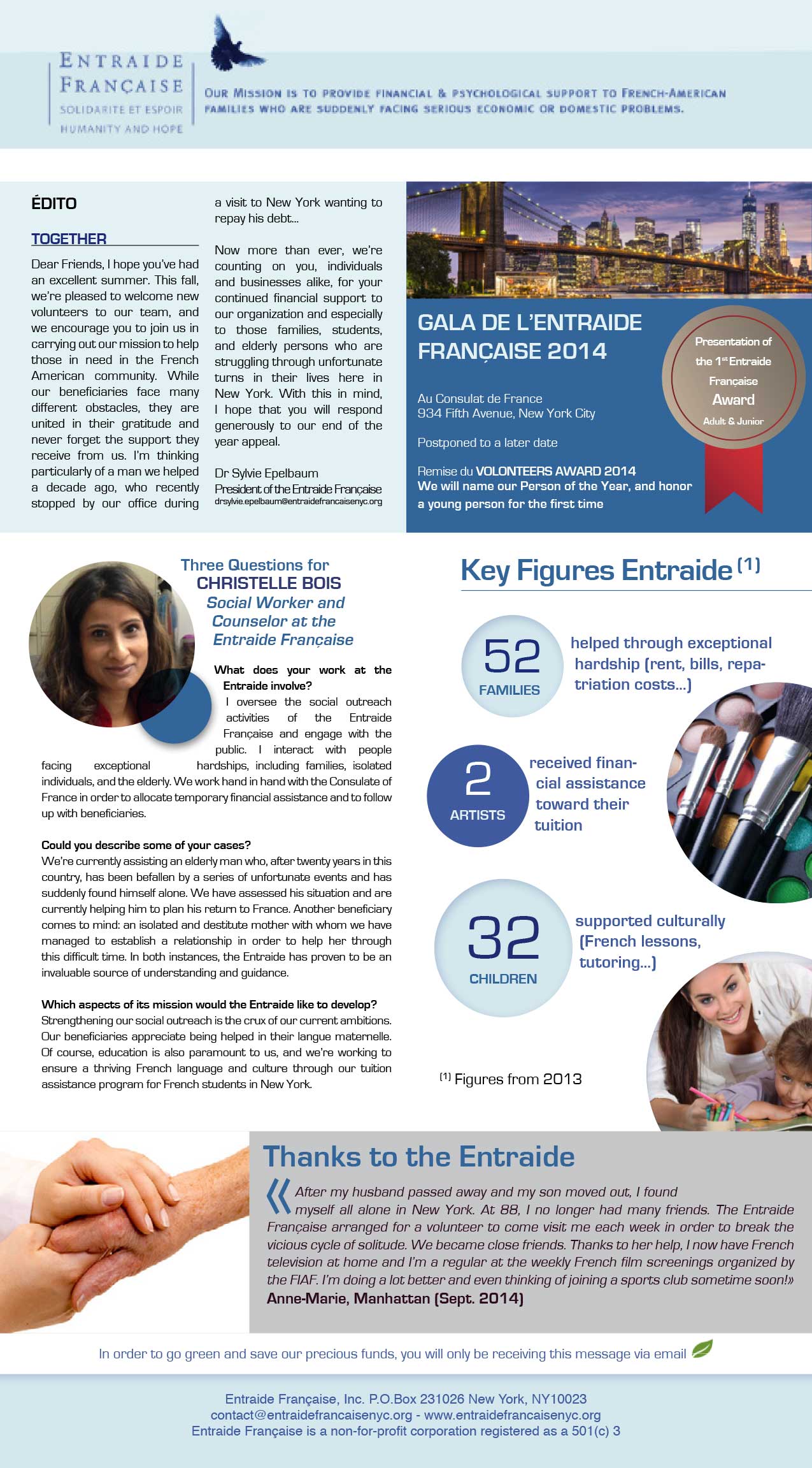 Newsletter Fall 2014 En